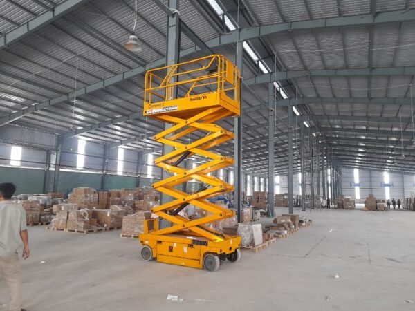 Xe nâng người cắt kéo 10m