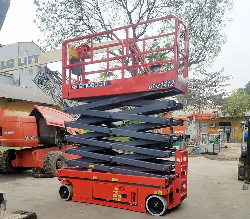Xe nâng người cắt kéo 16m