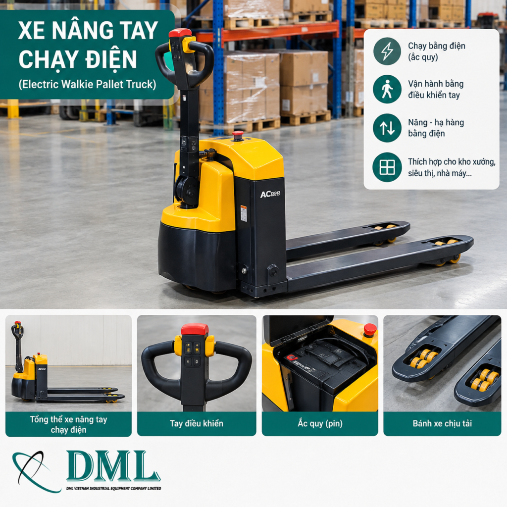Dịch Vụ Mua Hoặc Thuê Xe Nâng Tay Bằng Điện Giá Tốt, Uy Tín