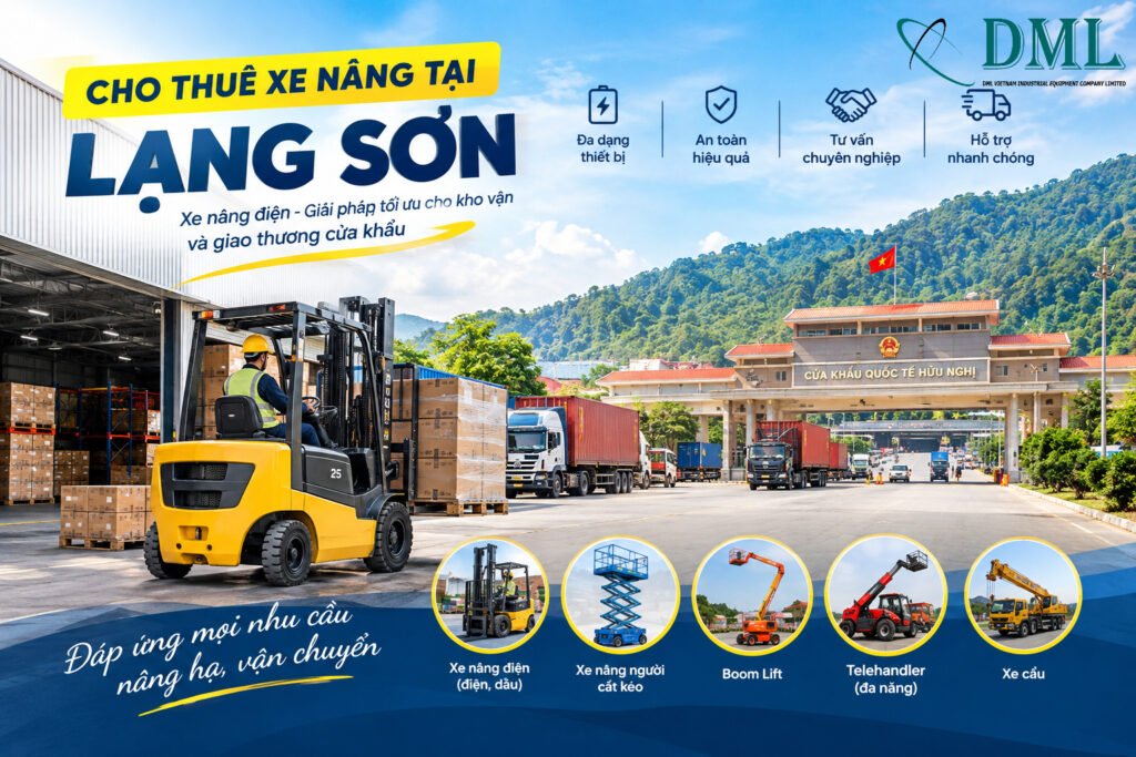 Cho Thuê Xe Nâng Tại Lạng Sơn | Xe Nâng Điện Giá Tốt