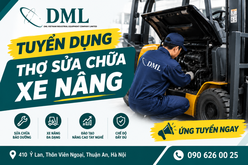 TUYỂN THỢ SỬA CHỮA XE NÂNG