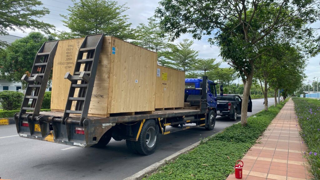 Dự Án Đóng Gói – Vận Chuyển – Xếp Container Thiết Bị Công Nghiệp
