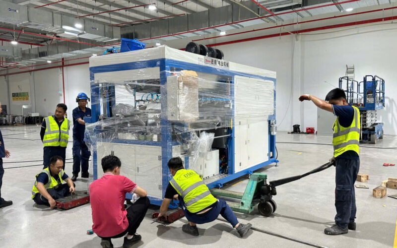 Quy Trình Hạ Tải, Di Chuyển Và Lắp Đặt Máy Móc Nhà Xưởng Khối Lượng Lớn